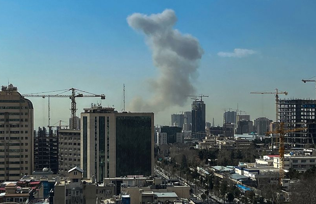 Suasana Teheran usai serangan Israel pada 28 Februari 2026 di tengah meningkatnya ketegangan Iran dan Israel.