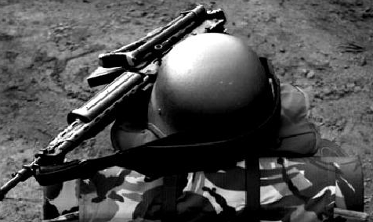 Ilustrasi tanda duka cita atas gugurnya prajurit dalam misi perdamaian PBB.