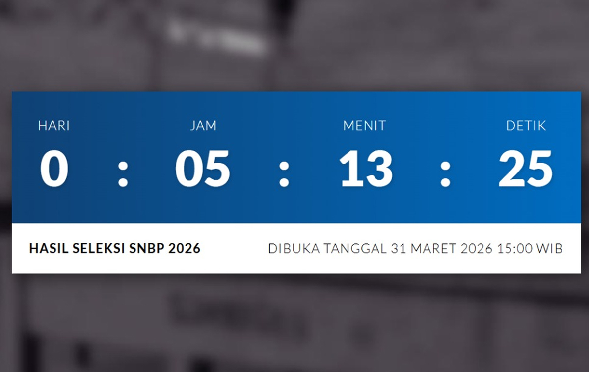 Ilustrasi pengumuman hasil SNBP 2026 melalui laman resmi SNPMB dengan daftar universitas negeri di Indonesia.