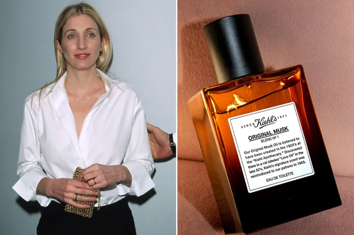 Botol parfum klasik Kiehl’s Original Musk dengan kemasan botol cokelat minimalis yang kini menjadi tren aroma signature bergaya old money.