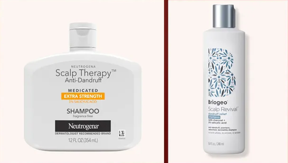 Dua botol sampo anti-ketombe terbaik, yang direkomendasikan untuk kesehatan kulit kepala.