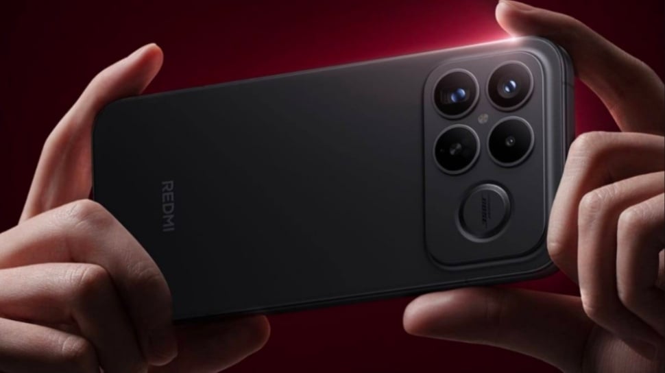 Ilustrasi konsep smartphone flagship Redmi seri K100 terbaru yang dikabarkan mengalami perubahan nama kode internal dan spesifikasi chipset.